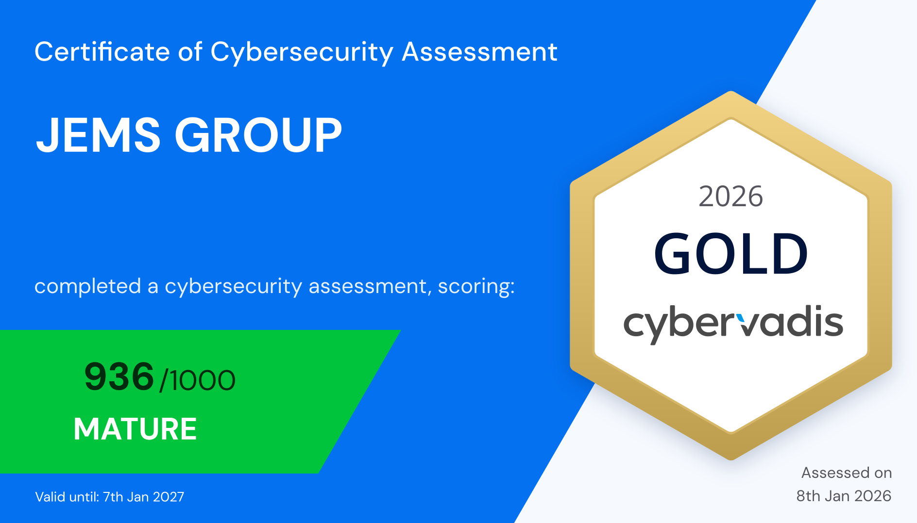 Label Gold Cybervadis 936/100