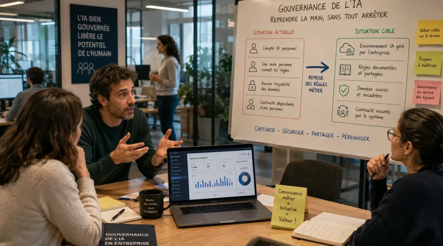 Gouvernance de l'IA en entreprise